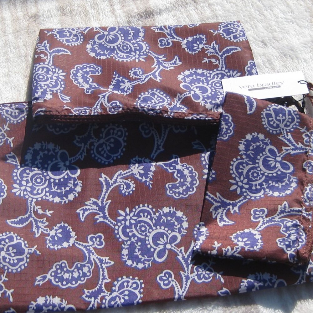 NWT Vera Bradley COTSWOLDS Ripstop 3 Pouch Organizer Set with Spiral Notebook